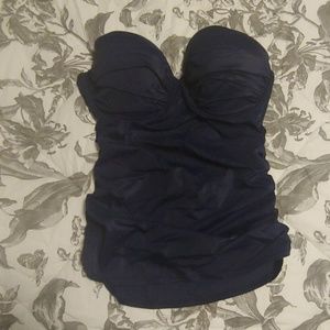 Victoria's Secret strapless tankini top underwire